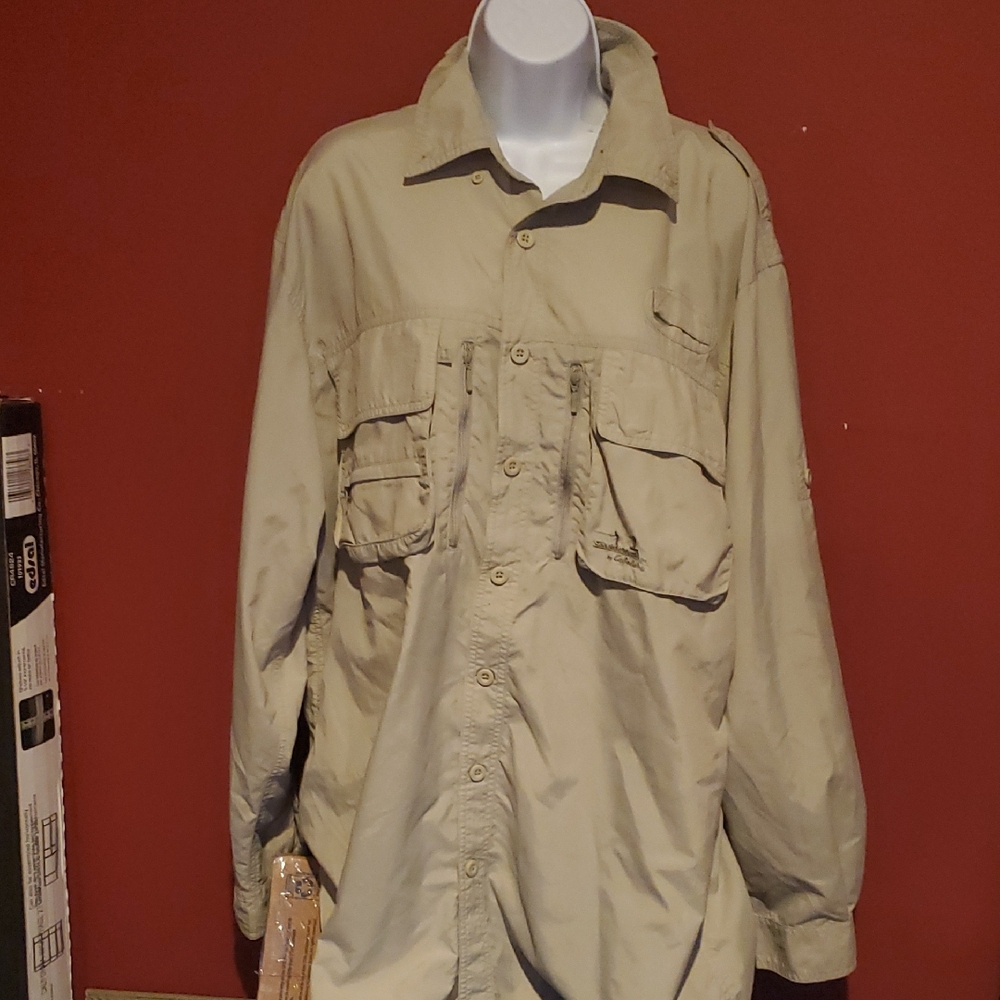 Cabela's Men's Beige Shirt Jacket